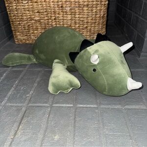 Pillowfort Weighted Stuffed Dinosaur Plush for Anxiety - 3lb 24” Green Dino Soft